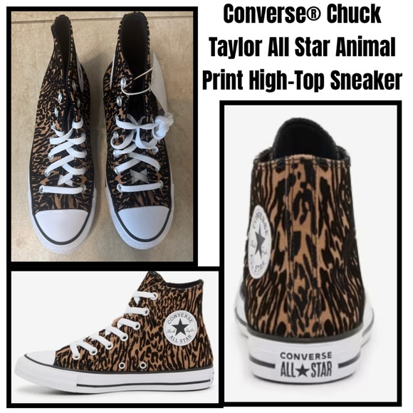 Converse Shoes - Converse® Chuck Taylor All Star Animal Print High-Top Sneaker